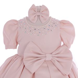 Robe d'été pour bébé, fête d'anniversaire, luxe moderne, haute qualité, pour enfants, robes pour filles, vente en gros, nouvelle robe personnalisée pour nouveau-né - Product Image 6