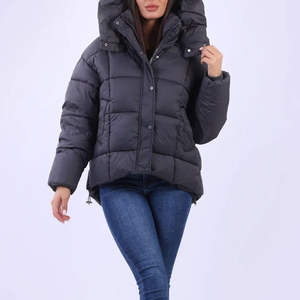 Chaqueta Acolchada con Cierre para Mujer, Aislante y Cálida para Clima Frío, Tejido Transpirable, Manga Larga, Talla Grande - Product Image 3