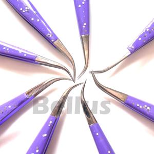 Fibre de qualité supérieure Conseils Volume Pince à épiler Professionnel En Acier Inoxydable Outils D'extension De Cils En Gros Salon De Beauté - Product Image 5