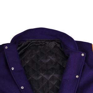 Chaqueta universitaria de béisbol de nuevo diseño unisex con carcasa de nailon e interior de algodón para usar en todas las estaciones - Product Image 5