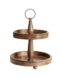 SUPPORT DE CAPTIVATION Haute Qualité Vente Chaude En Bois D'acacia Pied Haut Plateau Rond En Bois Support De Gâteau pour Servir Des Gâteaux Et Des Fruits - Product Image 4