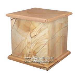 Urnes funéraires en marbre noir jet de style américain, design personnalisé économique, vente en gros à prix avantageux - Product Image 2