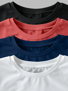 Camiseta larga de algodón con estampado de bambú para mujer, blusa femenina de verano con estampado de bambú, color rosa orgánico, con logotipo personalizado - Product Image 5