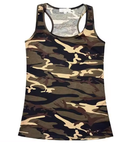 Camisetas sin mangas para mujer con estampado de logotipo personalizado a la moda, ropa informal elástica con cuello redondo, chaleco de entrenamiento, camisetas sin mangas suaves y cómodas para mujer - Product Image 3