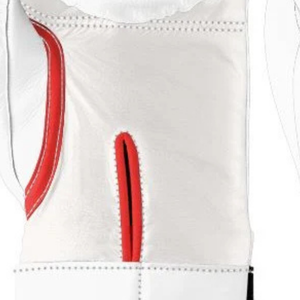 Gants de boxe professionnels en cuir blanc et rouge, avec fermeture velcro au poignet, pour l'entraînement et le sparring, pour hommes et femmes - Product Image 6