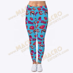 Leggings imprimés taille haute pour femmes, plusieurs teintes, vêtements de sport, décoration en maille, yoga, fitness, coupe ajustée à la cheville, spandex/polyester - Product Image 5