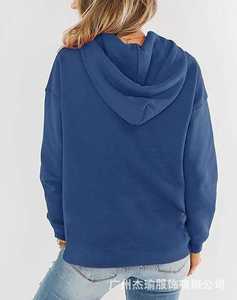 Sudadera de exterior de invierno con diseño personalizado para mujer, ropa deportiva informal, bolsa de canguro, Sudadera con capucha para mujer - Product Image 3