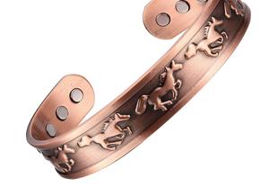 Proveedor superior, venta al por mayor, pulseras de cobre puro de lujo para hombres y mujeres, conjunto de regalo de joyería único - Product Image 6