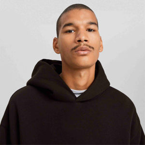 Sweats à capuche en polaire surdimensionnés personnalisés 2025, lourds, épais, pour l'hiver, avec logo brodé, tissu français, sweats à capuche pour hommes - Product Image 4