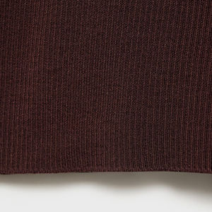 Camiseta sin mangas acanalada de algodón chocolate personalizable, transpirable, ecológica, de punto, cuello Halter, informal, Tallas grandes - Product Image 5