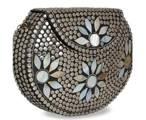 2025 New Arrival Women Fashion Mosaic <b>Clutch</b> Multicolored Indian Handbags Metal <b>Bags</b> Gifted for Her Manufacturer From India - Product Image 5