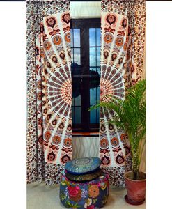 Indian Hippie Wall Hanging Large Cotton Door <b>Window</b> Valance with Mandala Gauge Decor Ethnic Art Wall <b>Curtain</b> - Product Image 3