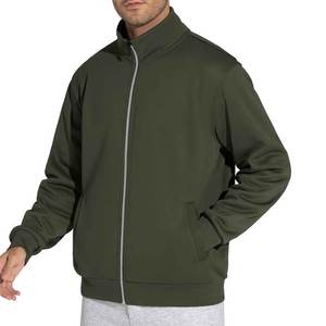 Top Trending Stand Collar a prueba de viento Poliéster Spandex Cremallera frontal Chaqueta transpirable para hombres chaquetas de hombres - Product Image 3