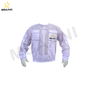 แจ็คเก็ตผึ้งสามชั้นสีขาวกับม่านรอบ - Product Image 2