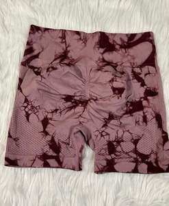 Shorts de Yoga de Cintura Alta para Mujer, Personalizables, de Nailon y Elastano, Cintura Elástica, Diseño Sólido, Calidad Premium, Elásticos en Cuatro Direcciones - Product Image 4