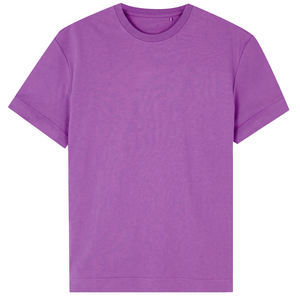 เสื้อทีเชิ้ต100% แขนสั้นสำหรับผู้ชายทรงสูงโอเวอร์ไซส์ผ้าฝ้ายเสื้อถักแบบทางการเปิดไหล่ตก - Product Image 5