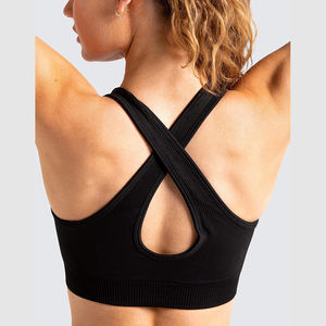 Soutien-gorge de sport de yoga de style occidental léger à fort impact pour femmes respirant pour le fitness et la course en plein air - Product Image 6