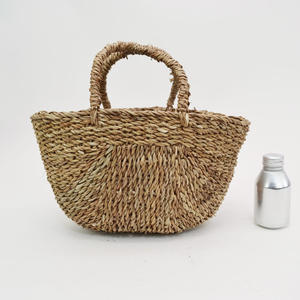 Sac à main en herbe de mer tressé à la main pour femmes, sacs en paille directement de l'usine, sac à main en herbe de mer naturelle - Product Image 1