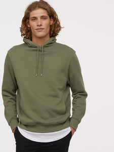 Sudadera con Capucha Personalizada para Hombre, Talla Grande, Algodón de Alta Calidad, Gruesa, de Felpa, Lisa, sin Estampado - Product Image 3