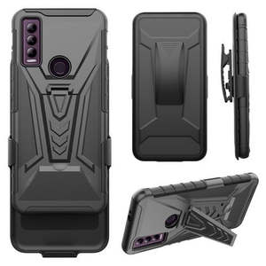 Funda híbrida Cricket Ovation 3/At&T Motivate Max, roja - Product Image 2