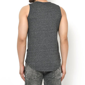 Nueva llegada de los hombres camiseta sin mangas Slim Fit cómodo más tamaño transpirable producto de Venta caliente nuevo estilo camiseta sin mangas para los hombres - Product Image 6