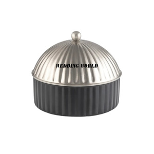 Olla Caliente de Madera con Acabado en Nogal, Cazuela Hecha a Mano de Calidad Superior, Calentador de Comida de Madera Clásico y Elegante - Product Image 4