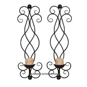 Fer Métal Forme unique Feuille Design Moderne Autre Art Mural De L'Inde Style Fantaisie De Luxe Fait À La Main Décoratif Pour La Maison - Product Image 3