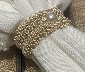 Wholesale <b>Cheap</b> Price Table Decor Rhinestone Bling Napkin <b>Ring</b> Rattan Napkin Buckle <b>Ring</b> for Place Setting Serviette - Product Image 4