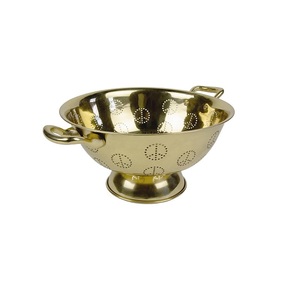 Stainless Steel Best Price Superior Quality Deep Stainless Steel Vegetable Deep Colander Mango Punching Salad Colander - Product Image 6