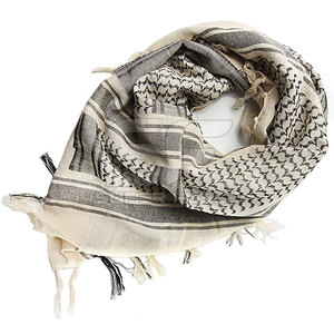 Bufanda táctica Shemagh del desierto, envoltura de cabeza de algodón para protección al aire libre, bufanda Shemagh del desierto árabe - Product Image 3