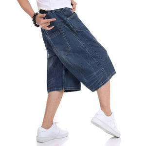 Jeans pour hommes, jorts, coupe régulière, shorts mi-longs pour hommes, usage quotidien en été, jeans pour hommes, jorts, shorts décontractés confortables - Product Image 3