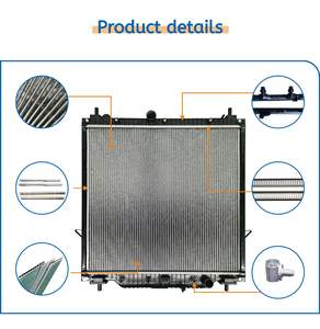 Radiador de Aluminio Soldado Nuevo para Clase C, Motor <span class=keywords><strong>MT</strong></span> 2.0L, <span class=keywords><strong>Prueba</strong></span> Profesional, Alta Calidad - Product Image 3