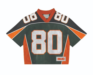 2025 nueva llegada Boxy Fit camiseta de fútbol para hombre de gran tamaño estilo hombro caído cuello en V OEM Streetwear logotipo personalizado transpirable - Product Image 4