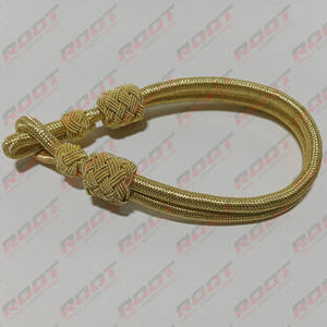 Root Fight Gear Custom Made High Quality Bullion <b>Wire</b> Head Strap Chin Cord Customized Color for Ceremonial Uniform <b>Accessories</b> - Product Image 2