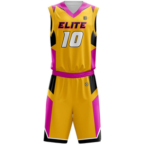 Uniforme de basketball sans manches 100 % polyester de haute qualité, séchage rapide, entièrement personnalisable, ensemble unisexe respirant avec logo sportif - Product Image 2