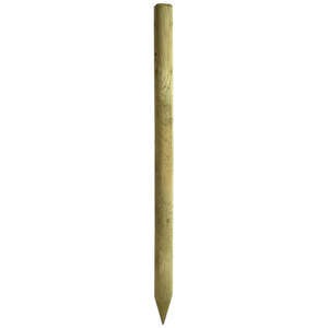 Postes de Madera Redondeados de Abeto y Pino (S-P) de Primera Calidad, Postes de Madera Blanda Sostenible para Cercas, Jardinería y Construcción - Product Image 4