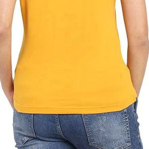 Wholesale Women <b>T</b>-<b>shirt</b> Custom Logo Latest Attractive Design Breathable Soft Cotton Casual Wear Women's <b>T</b>-<b>Shirts</b> - Product Image 4