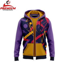 Sweat à capuche zippé de haute qualité pour hommes et femmes Streetwear Fashion Casual Sportswear Warm Cotton Blend Sweatshirt Custom - Product Image 1