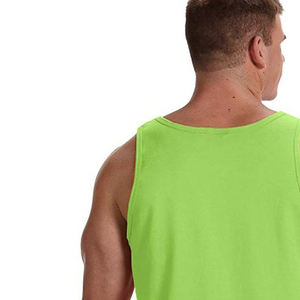 Nouvelle vente chaude Gym Fitness Wear débardeur pour hommes et haute qualité respirant 100% coton séchage rapide pour gilet de course - Product Image 3