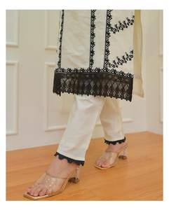 Nuevo exclusivo indio rayón Kurti pantalón Nazneen Dupatta conjunto Ropa Étnica de mujer precio bajo fábrica venta al por mayor tasa paquistaní - Product Image 5