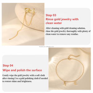 Solution de nettoyage pour bijoux en or Boasta avec panier pour bijoux en or et pierres précieuses, diamants, nettoyant à immersion rapide - Product Image 5