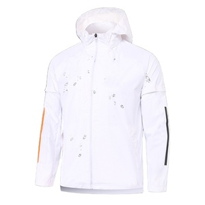 Vêtements d'extérieur Veste coupe-vent pour hommes au dernier prix Veste coupe-vent à manches longues pour hommes au design bon marché avec logo imprimé Respirant - Product Image 6