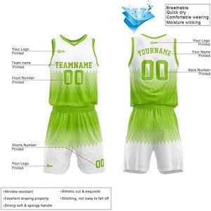 Uniforme de Baloncesto Personalizado al por Mayor de Fábrica, Uniforme de Baloncesto para Adultos de Alta Calidad, Uniforme de Baloncesto Completo para Equipo, Jersey de Baloncesto - Product Image 2