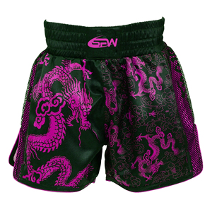 กางเกงมวยไทยสั่งทำพิเศษ ผ่าข้าง ผ้าซาติน ระบายอากาศ แห้งเร็ว สำหรับผู้ใหญ่ แบบยูนิเซ็กซ์ พร้อมสีตามสั่ง - Product Image 1