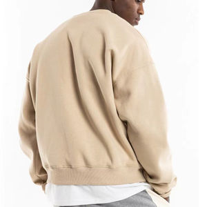 Sudadera con Capucha de Moda de Invierno para Hombre, Personalizada al por Mayor, de Algodón Grueso Sostenible, Impermeable, Transpirable, de Forro Polar, Talla Grande - Product Image 5