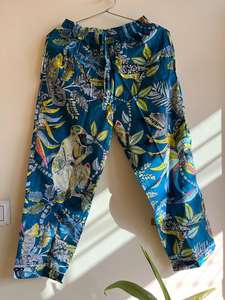 Pyjama en coton pour femmes avec belle impression de singe col en V longue nuit costume respirant confortable vêtements de nuit vêtements de détente ensemble cadeau - Product Image 5