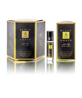 Huile de parfum BLACK AMBER 6 X 6ml par Ayat Perfumes Dubaï Parfums arabes pour hommes et femmes Sans alcool