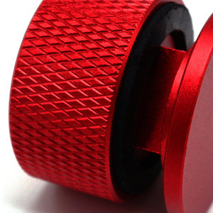 Vis <span class=keywords><strong>de</strong></span> casque en aluminium rouge, tête ronde moletée, <span class=keywords><strong>pour</strong></span> moto, course, <span class=keywords><strong>protection</strong></span> <span class=keywords><strong>de</strong></span> la tête, équipement <span class=keywords><strong>de</strong></span> plein air, fixation par torsion, sécurisation - Product Image 3