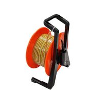 Medidor de Nivel de Agua con Regla de Acero de 30 m, Marco Metálico, Sonda de 15 mm, Cable de 9,8 mm, para Perforación de Pozos e Ingeniería Civil