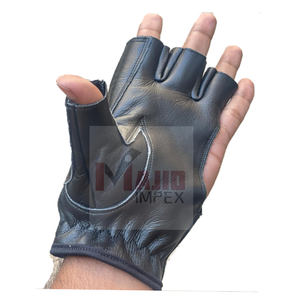 Tir à l'arc Gants à trois doigts Protection des doigts en cuir Équitation Tir équestre Gants de tir à l'arc - Product Image 1